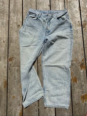Etica Light Blue crop jeans
